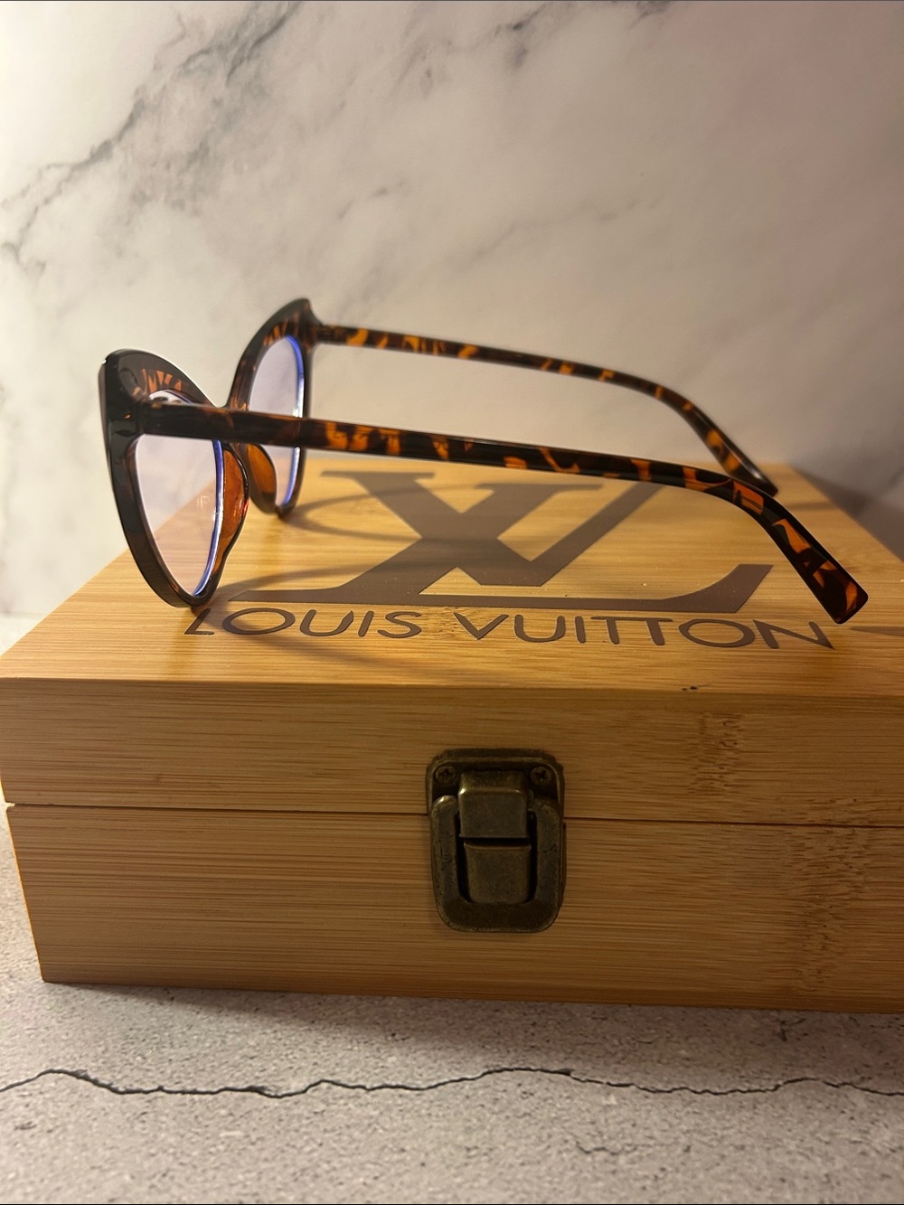Tortoiseshell Cat Eye Glasses - Brown/tortoiseshell - Picture 2 of 2